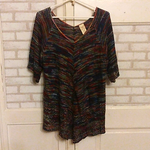 Faded Glory women's size XL 16/18 multicolored blouse (J3) - Picture 1 of 4